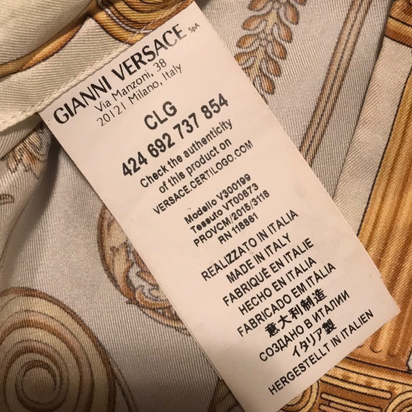 VERSACE BLOUSE (Trendy) - Picture 5 of 5